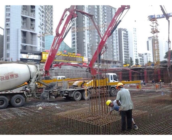 解放路地下商業(yè)街施工現場