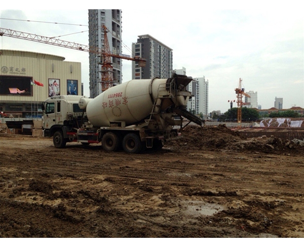 解放路地下商業(yè)街施工現場